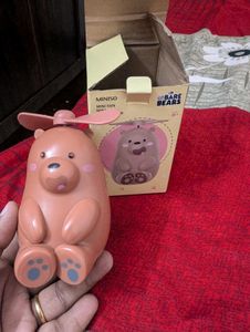 Miniso Mini Fan - Adorable Bear Design