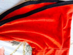 Orange Bell Sleeve Top