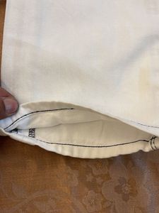 True Religion Jeans - White with Black Stitching