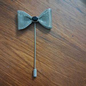 Stylish Pocket Square with Lapel Pin Set