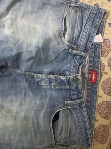 Men's Blue Wash Denim Jeans