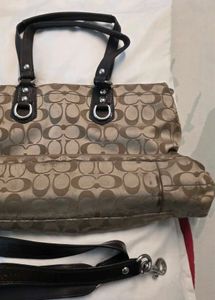 Coach Monogram Shoulder Bag