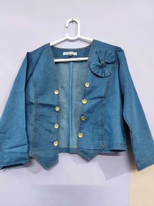 Denim Waist Coat