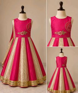 Pink Lehenga Choli for 3–4 Year Old Girl