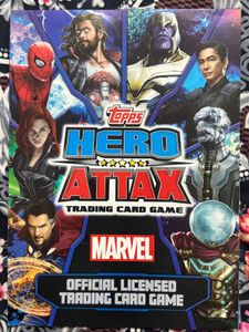 Marvel Hero Attax 22 Binder Covers/Checklist + Mat