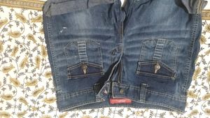 Blue Denim Shorts