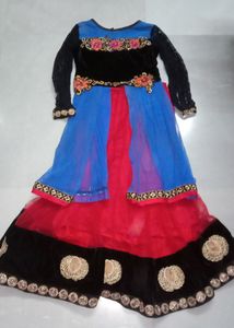 Elegant Girls' Anarkali Dress