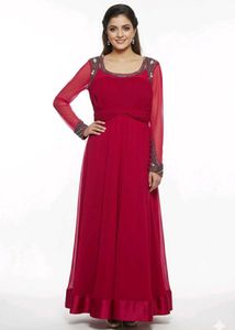Elegant Rose Ethnic Gown