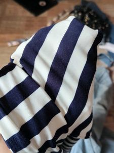Striped Midi Skirt