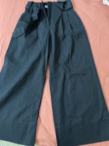 Stylish Wide Leg Belted Pants