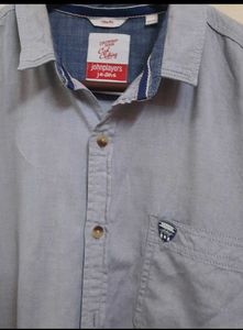 John players Men's Light Blue Shirt