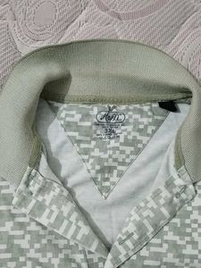 Patterned Collared Shirt