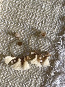 Boho Tassel Hoop Earrings