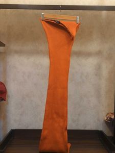 Trendyol Chic Orange One-Shoulder Dress (M)