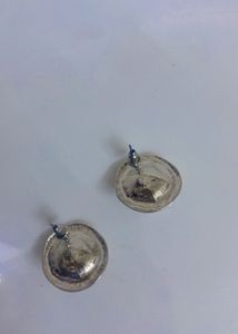 New Elegant Pearl &amp; Silver Tone Earrings
