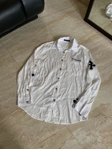 Chrome Hearts Long Sleeve Shirt with Cross Detail