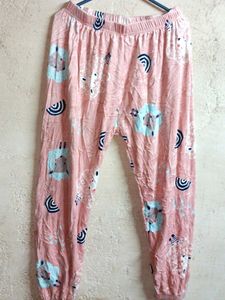 Women's Fleece Fashion Pants Night Suit Multicolou