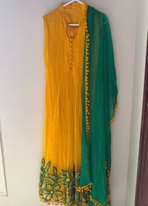 Mustard Yellow Kurta Set