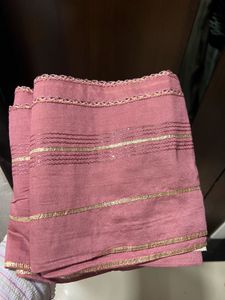 Embroidered Pink Kurti with Beaded Neckline