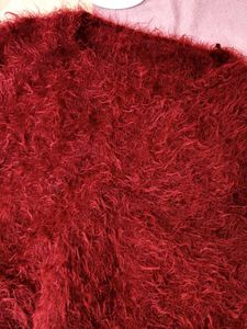 marron woolen top