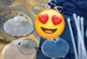 3 Transparent Doll Stands Set