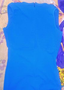 Bodycon Blue Maxi Dress