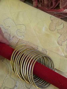 12 Set of Golden Bangles