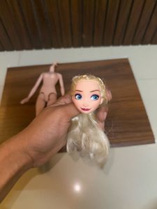 Disney Frozen Elsa Doll Head and Body