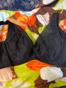 Elegant Black Lace Bra