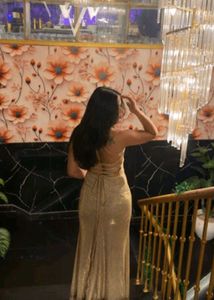 SAVANA Sparkling Golden Lehenga Set