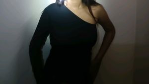 Black One-Shoulder Crop Top