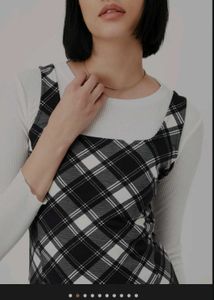 Chic Plaid Sleeveless Mini Dress