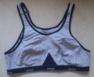 Jockey Grey Sports Bra + Free beige br