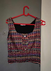 Chic Textured Cropped Top