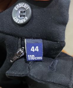 Men's Black Straight Fit Pants