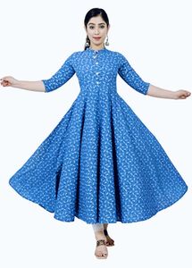 💙Blue Anarkali Kurta
