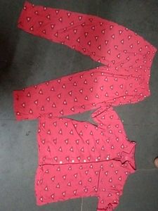Cozy Geometric Print Nightsuit Set