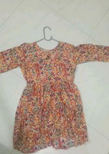 Pretty colourful short kurti