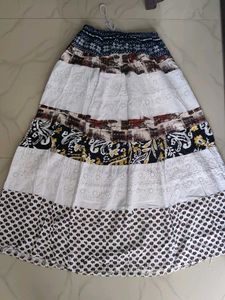 Bohemian Patchwork Maxi Skirt