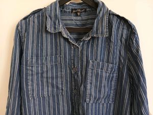 Ladies Full Sleeved Striped Shirt