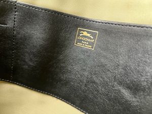 vintage Longchamp Monogram clutch
