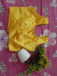 Yellow Lace Kurta Set