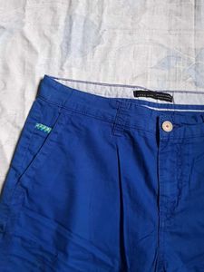 Men's Blue Chino Shorts