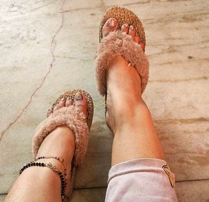 Cozy Faux Fur Slides