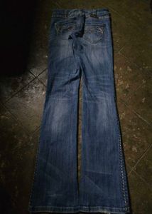 Cowgirl tuff denim Co Flared Blue