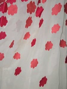 Wedding Lehenga Choli Pink N White Sider