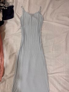 Forever 21 stretchable Light Blue Spaghetti Strap