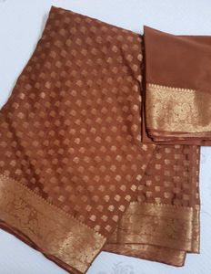 Georgette Banarsi Silk Saree
