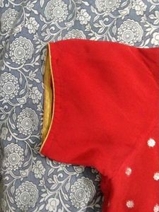 Red Polka Dot Kurta