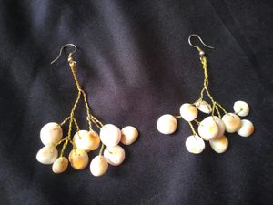 Unique Shell Necklace &amp; Earring Set